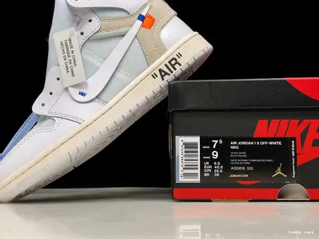 Rep Husky White Retro Off-White High 1 AQ0818-100 Air Jordan 0519